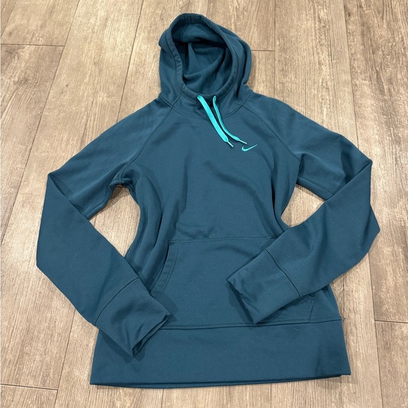 Nike therma-fit Teal Hoodie - Picture 4 of 8